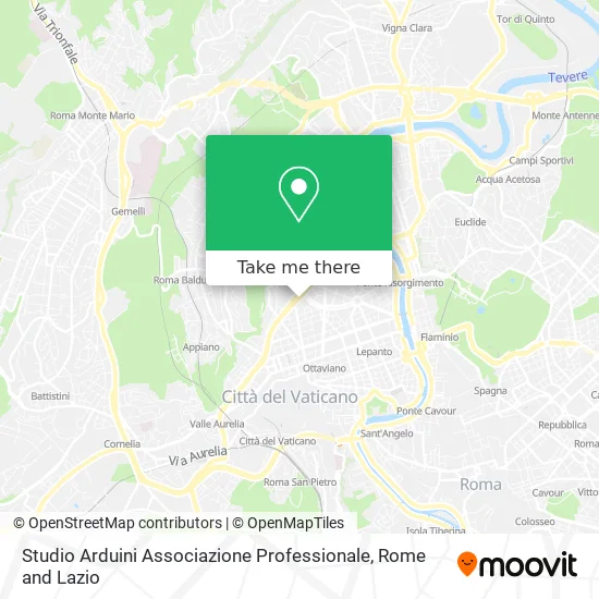 Arduini Professional Association Studio map