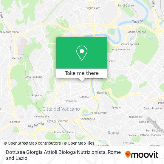 Dott.ssa Giorgia Attioli Biologa Nutrizionista map