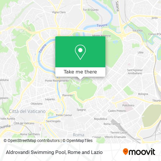 Aldrovandi Swimming Pool map