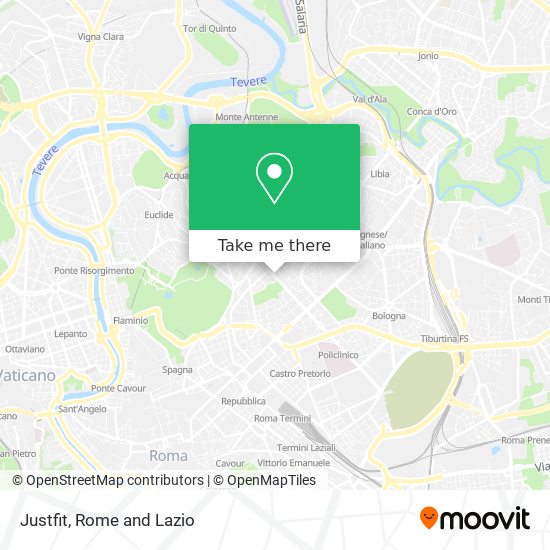 Justfit map