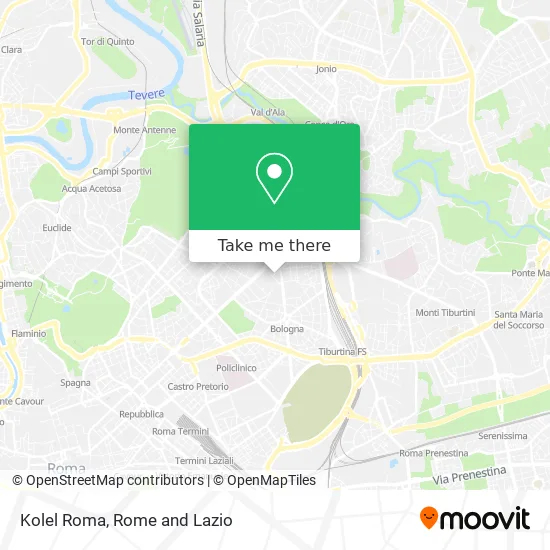 Kolel Rome map