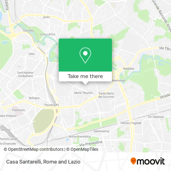 Santarelli House map