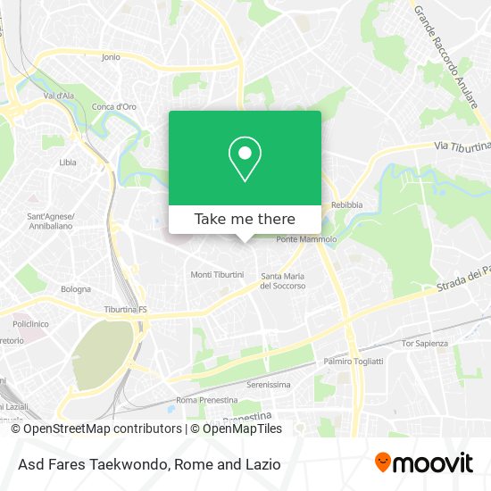 Asd Fares Taekwondo map