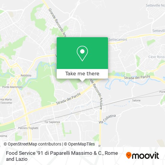 Food Service '91 di Paparelli Massimo & C. map