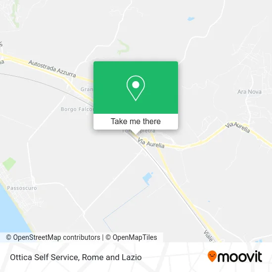 Ottica Self Service map