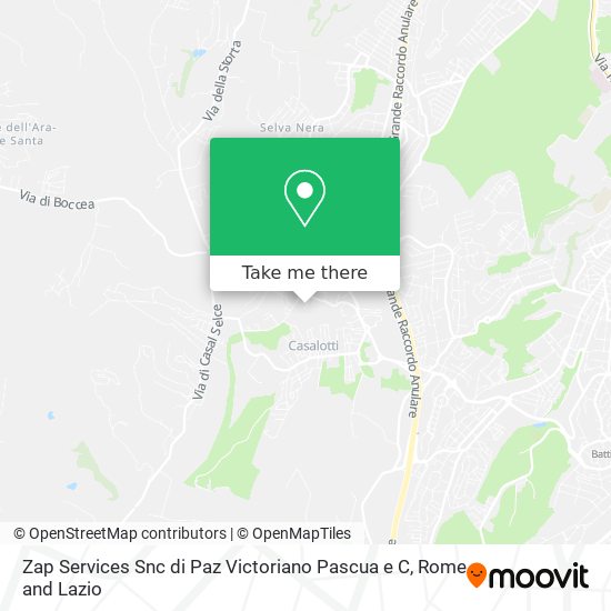 Zap Services Snc di Paz Victoriano Pascua e C map