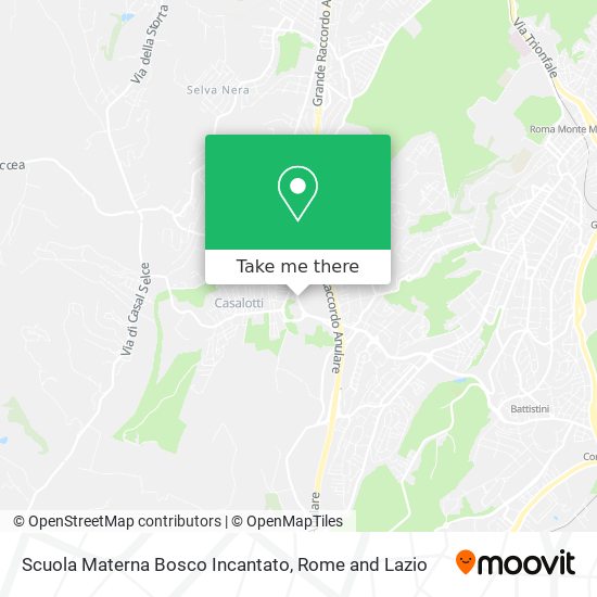 Scuola Materna Bosco Incantato map
