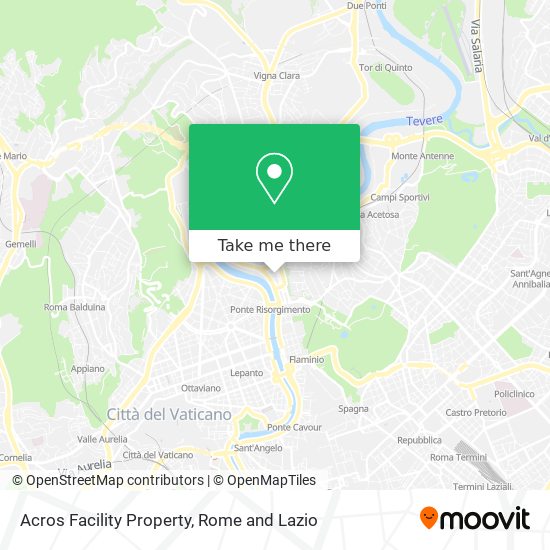 Acros Facility Property map
