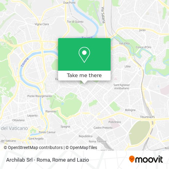 Archilab Srl - Roma map