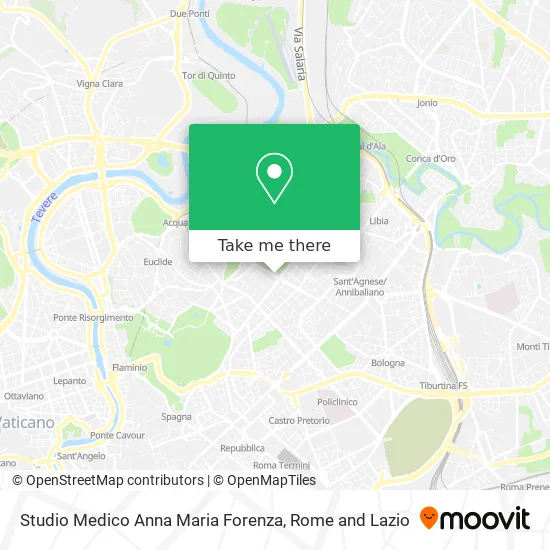 Medical Studio of Anna Maria Forenza map