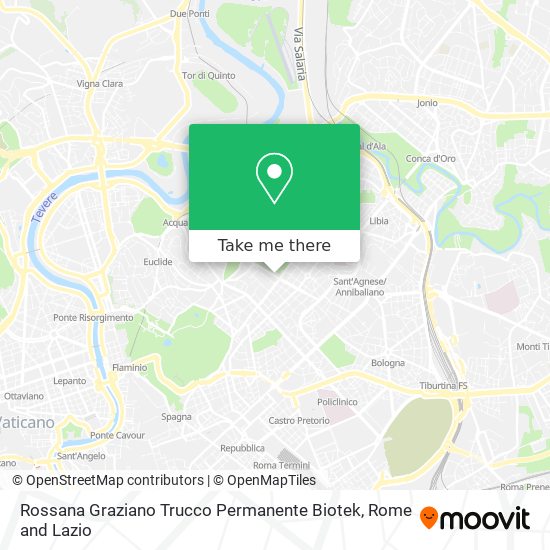Rossana Graziano Trucco Permanente Biotek map