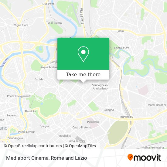 Mediaport Cinema map