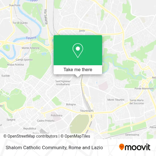 Shalom Catholic Community map