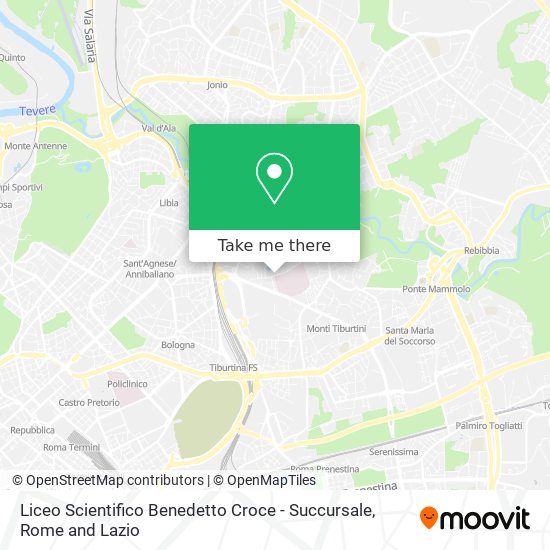 Liceo Scientifico Benedetto Croce - Succursale map