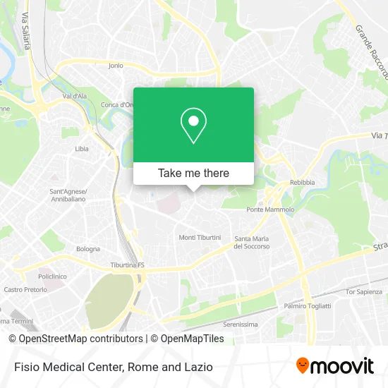 Fisio Medical Center map