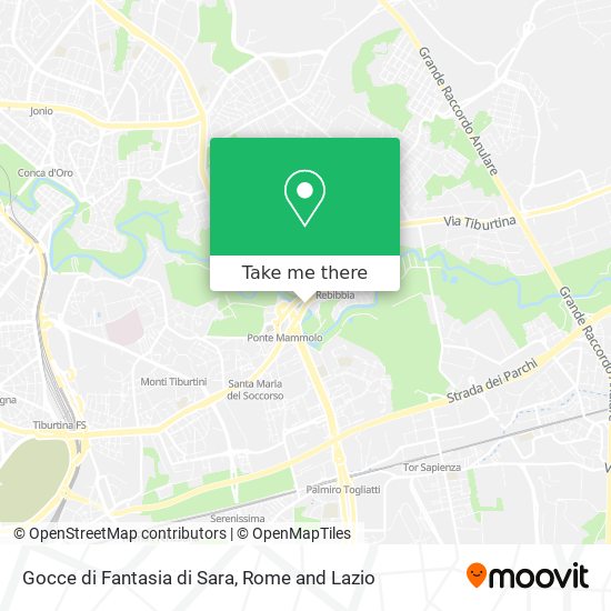 Gocce di Fantasia di Sara map