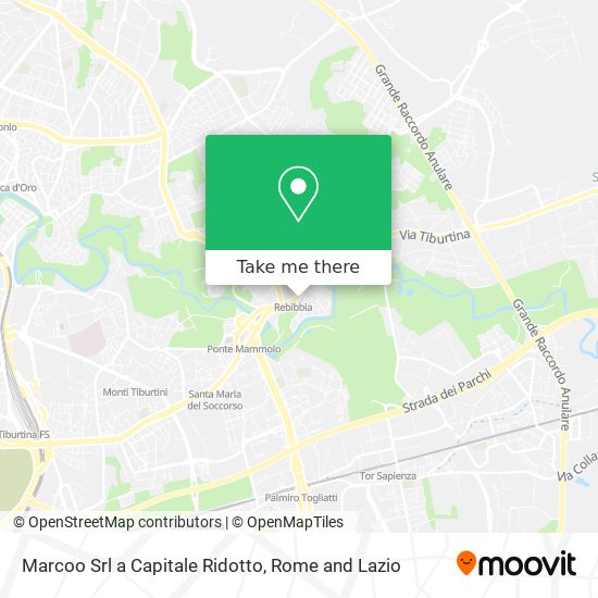 Marcoo Srl a Capitale Ridotto map