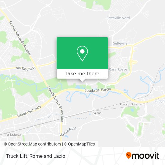 Truck Lift map