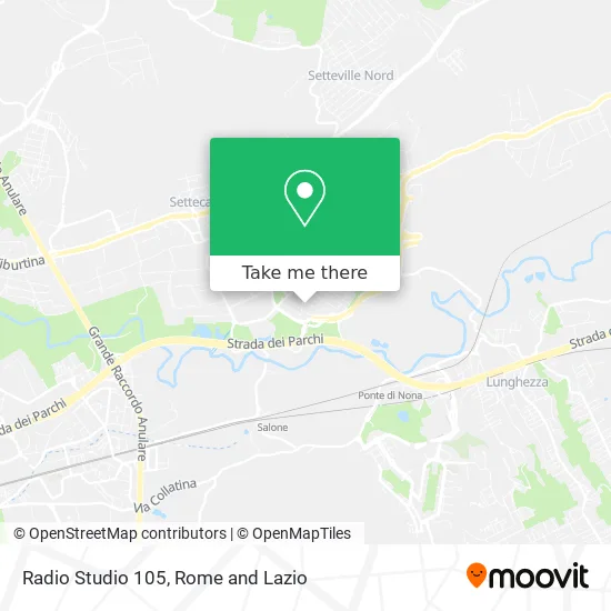 Radio Studio 105 map