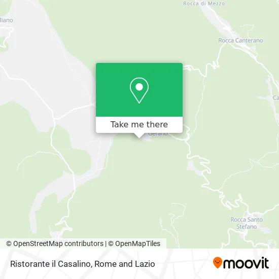 Ristorante il Casalino map