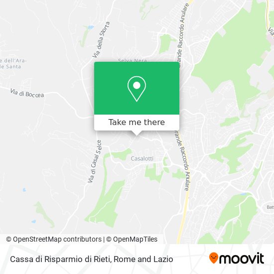 Cassa di Risparmio di Rieti map