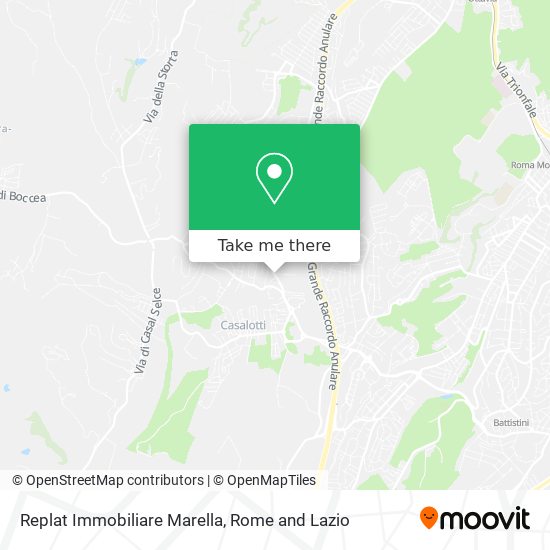 Replat Immobiliare Marella map