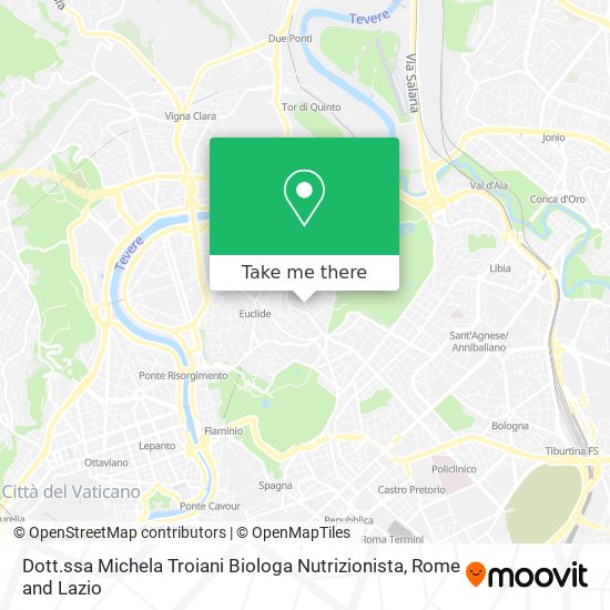 Dott.ssa Michela Troiani Biologa Nutrizionista map