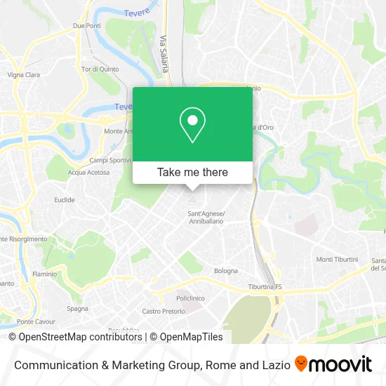 Communication & Marketing Group map