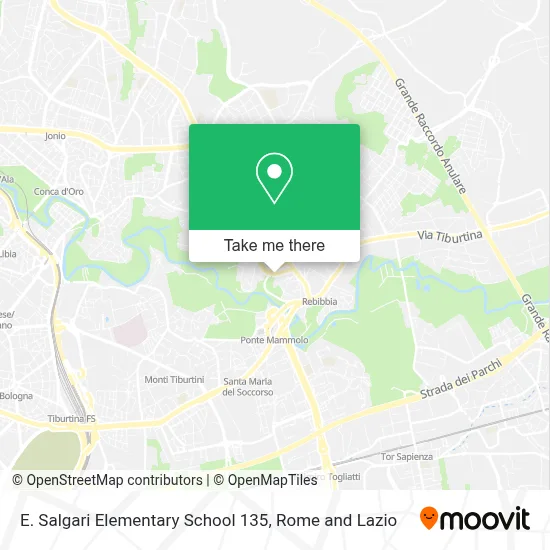 E. Salgari Elementary School 135 map