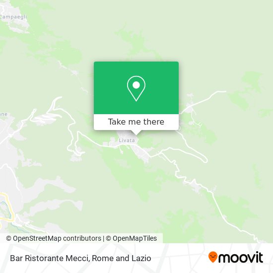 Bar Ristorante Mecci map