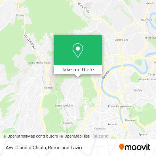 Lawyer Claudio Chiola map