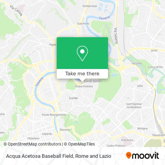 Acqua Acetosa Baseball Field map