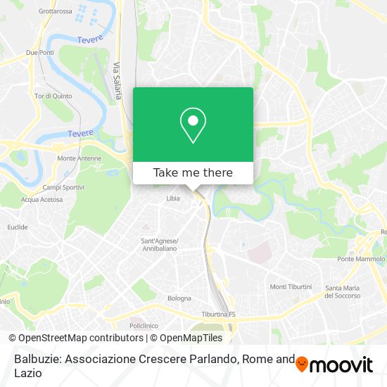 Balbuzie: Associazione Crescere Parlando map
