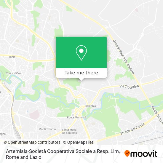 Artemisia-Società Cooperativa Sociale a Resp. Lim map