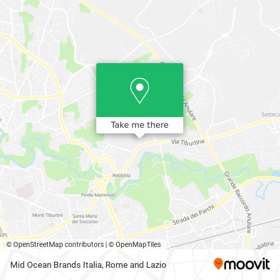 Mid Ocean Brands Italia map