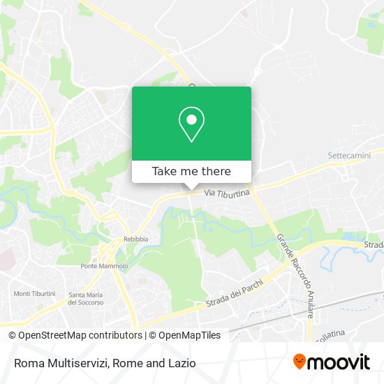 Roma Multiservizi map