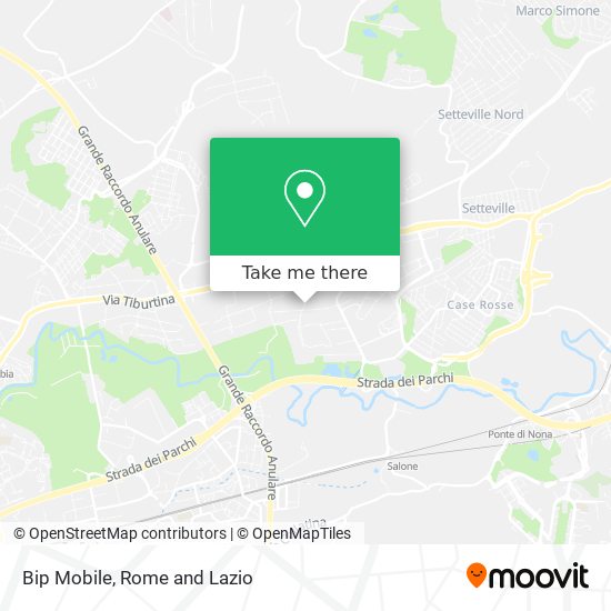 Bip Mobile map