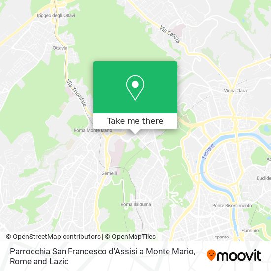 Parrocchia San Francesco d'Assisi a Monte Mario map