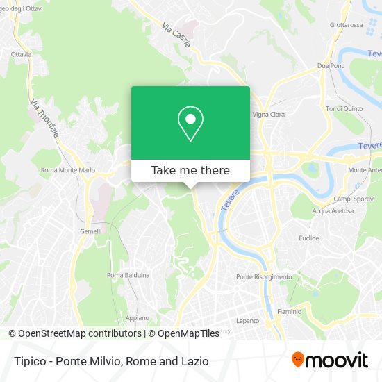 Tipico - Ponte Milvio map
