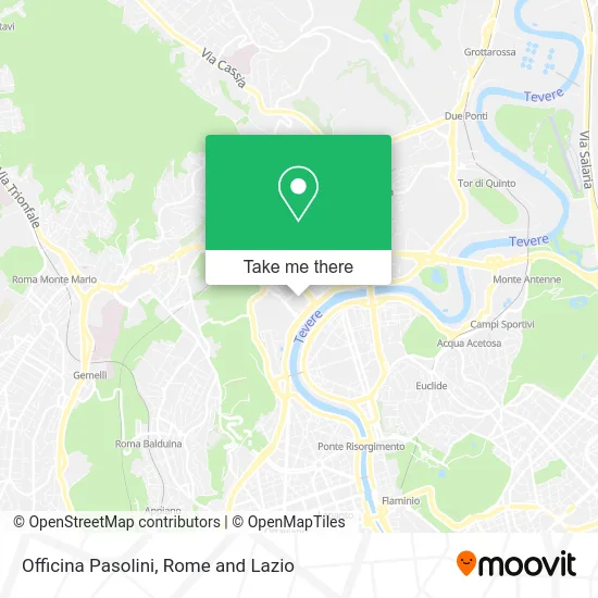 Pasolini Workshop map