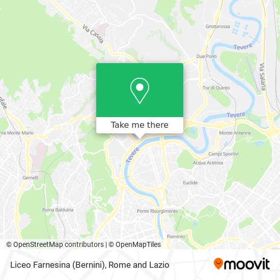 Liceo Farnesina (Bernini) map
