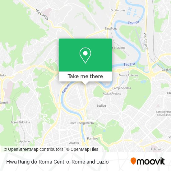 Hwa Rang do Roma Centro map