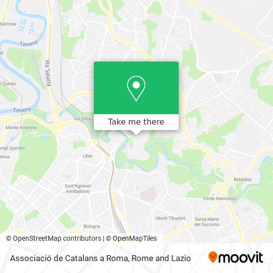 Associació de Catalans a Roma map