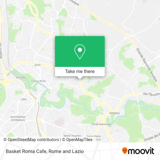 Basket Roma Cafe map