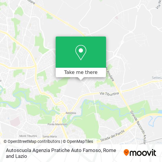 Autoscuola Agenzia Pratiche Auto Famoso map