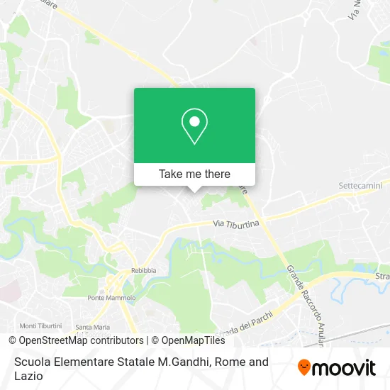 M. Gandhi Elementary School map