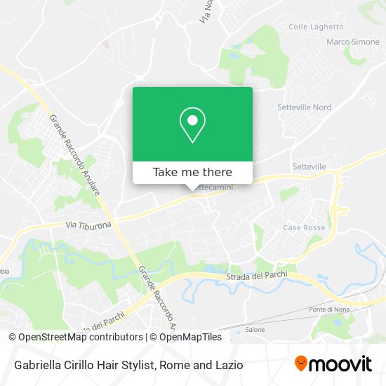Gabriella Cirillo Hair Stylist map