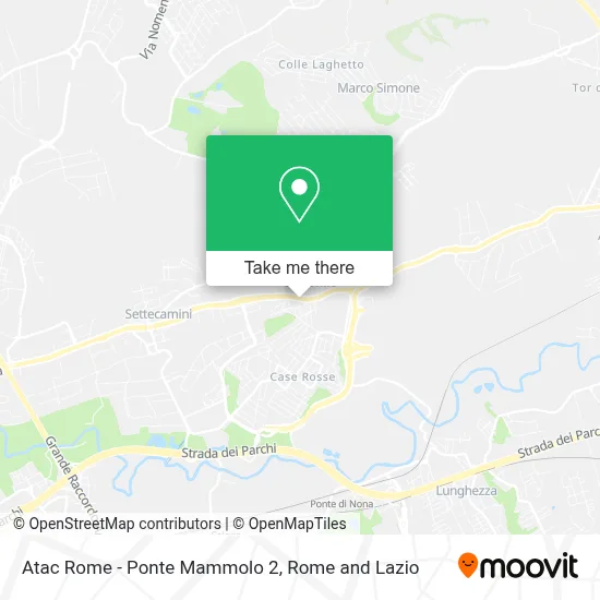 Atac Rome - Ponte Mammolo 2 map