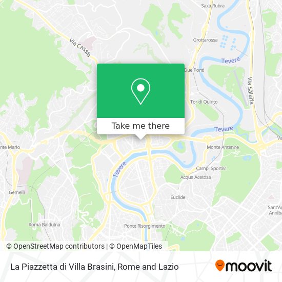La Piazzetta di Villa Brasini map