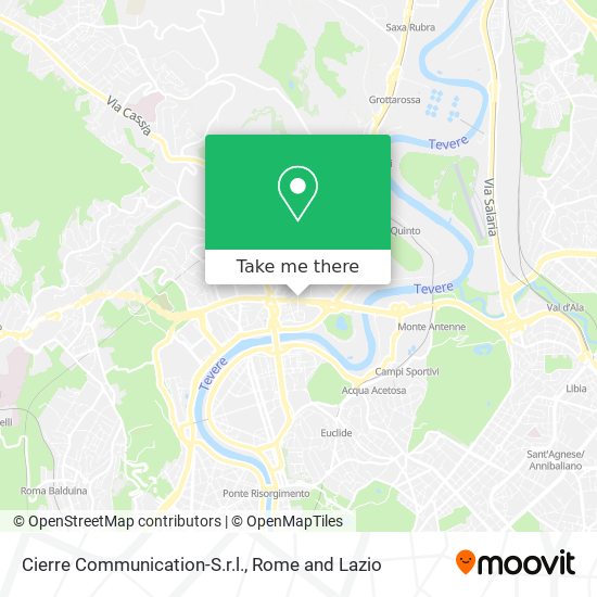 Cierre Communication-S.r.l. map